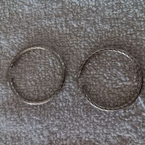 Sterling Silver Hoop Earrings